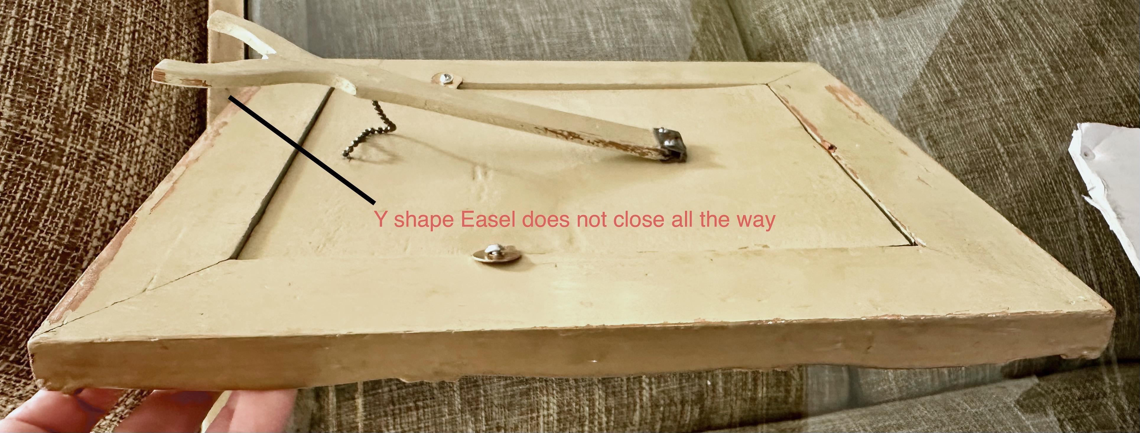 Cadre photo en bois doré vénitien peint à l'envers en vente 10