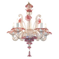 Venetian Glass Chandelier, circa 1920