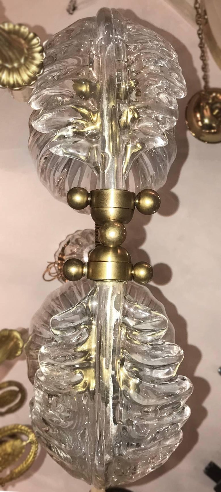 Glass Chandelier For Sale at 1stDibs