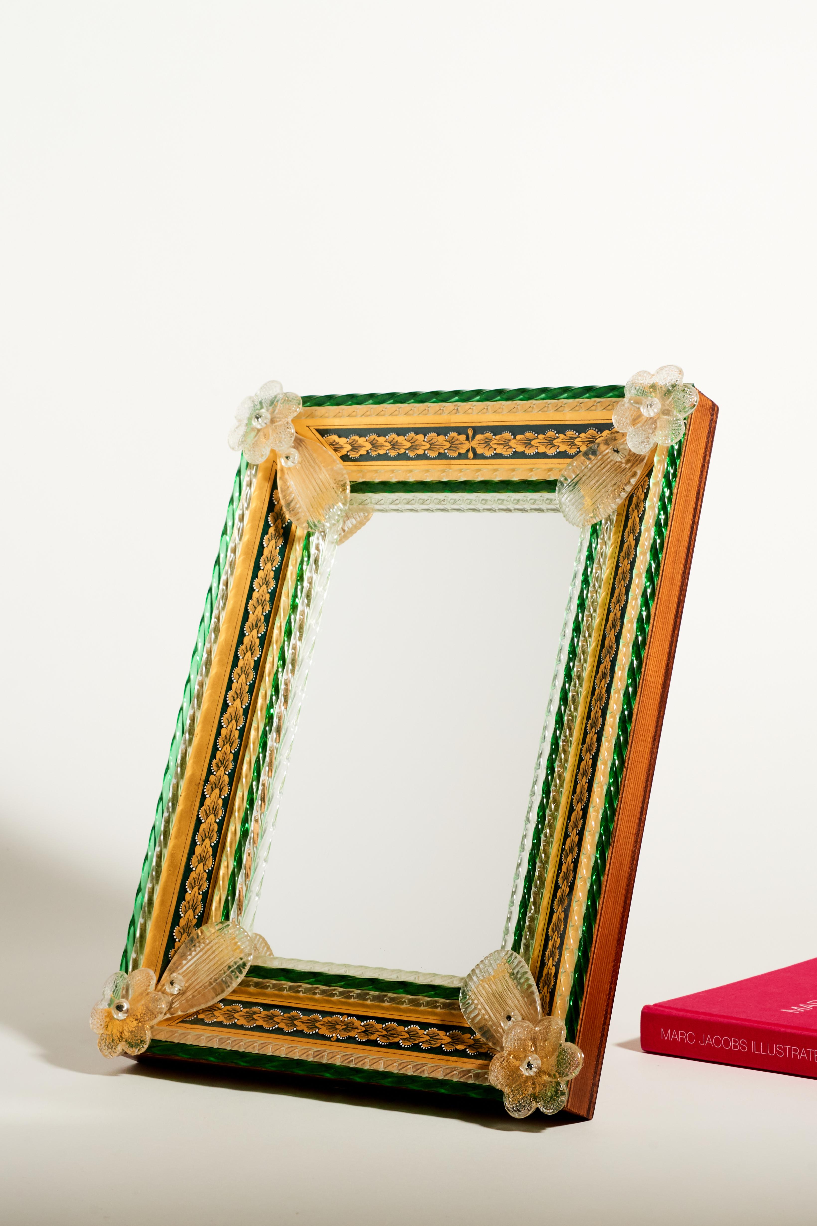 Venetian Glass Decorative Framed Mirror 2