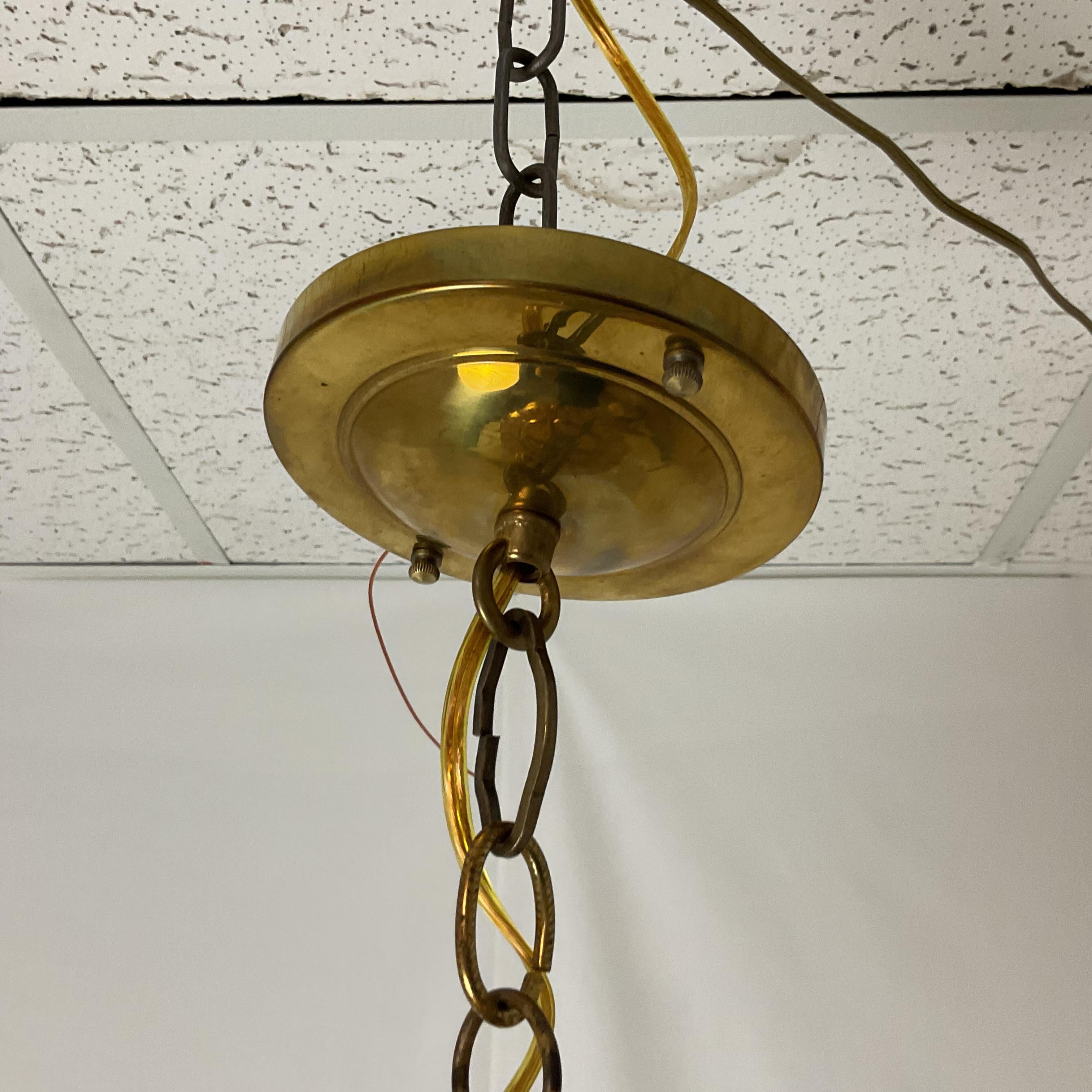 Venetian Glass Lantern Hand Blown For Sale 4