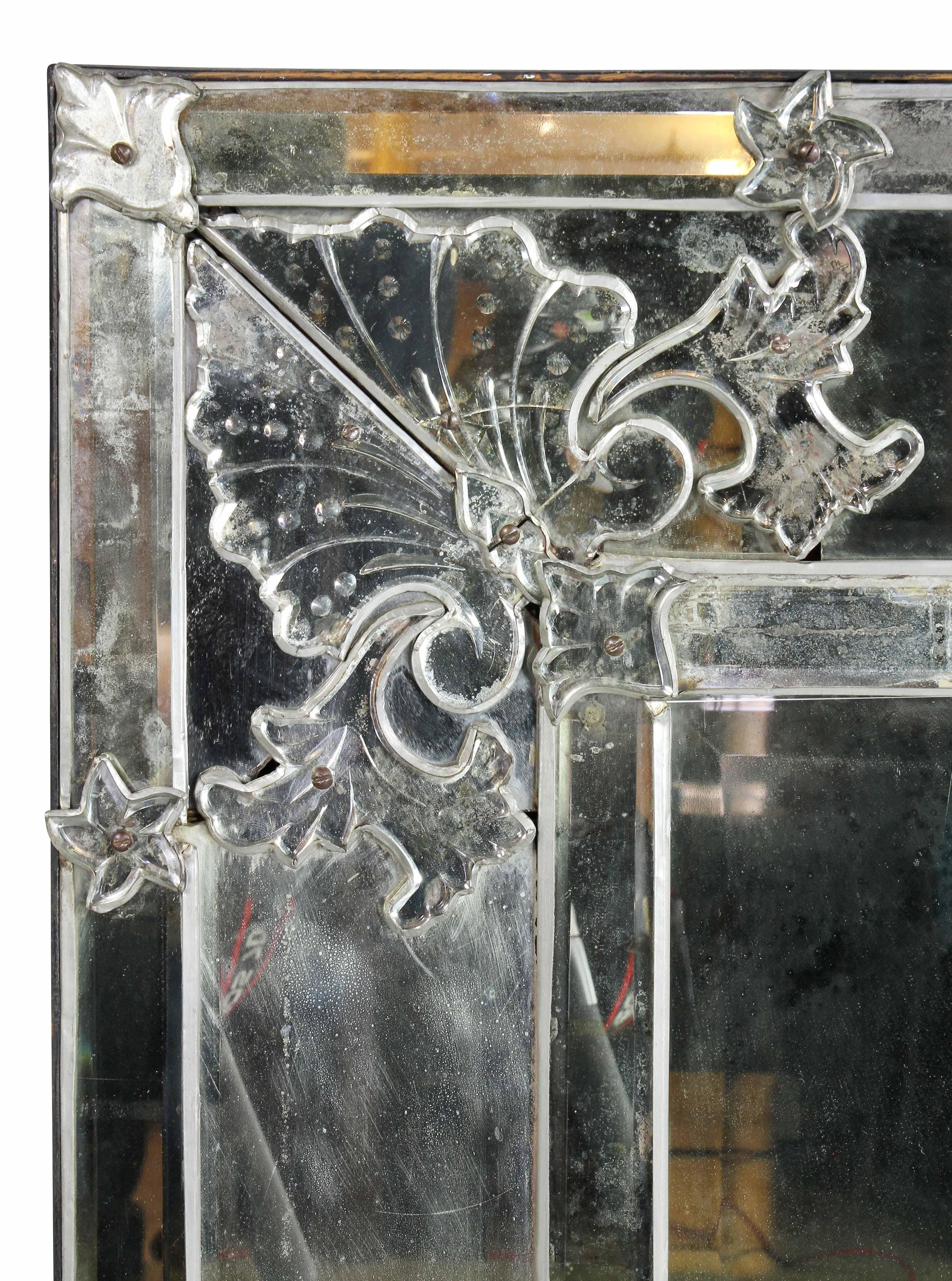 Italian Venetian Glass Mirror