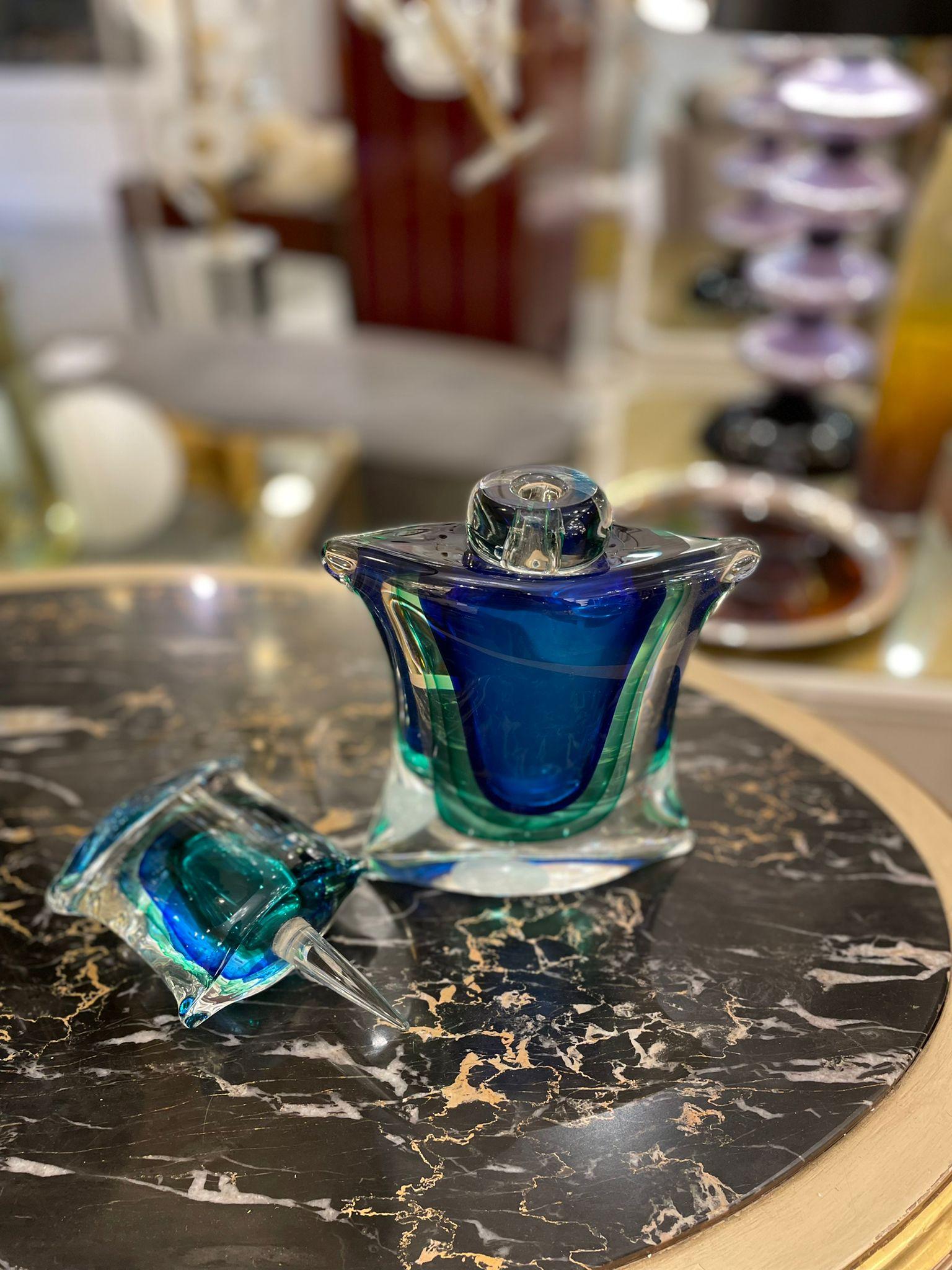 Venetian Glass Perfume Bottle, circa 1980 In Excellent Condition In London, GB