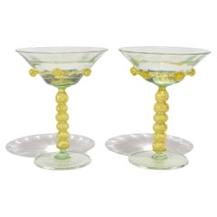 Juego de cristal veneciano