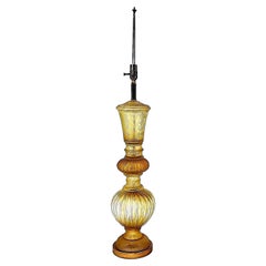 Lámpara de sobremesa de cristal veneciano de Seguso para Marlbro Lamp Company