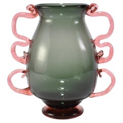 Jarrón de cristal veneciano