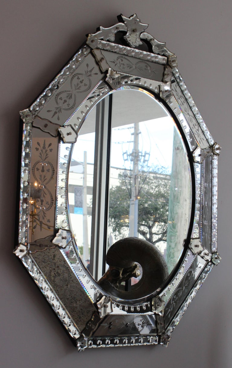 Glass Wall Mirror For Sale at 1stDibs