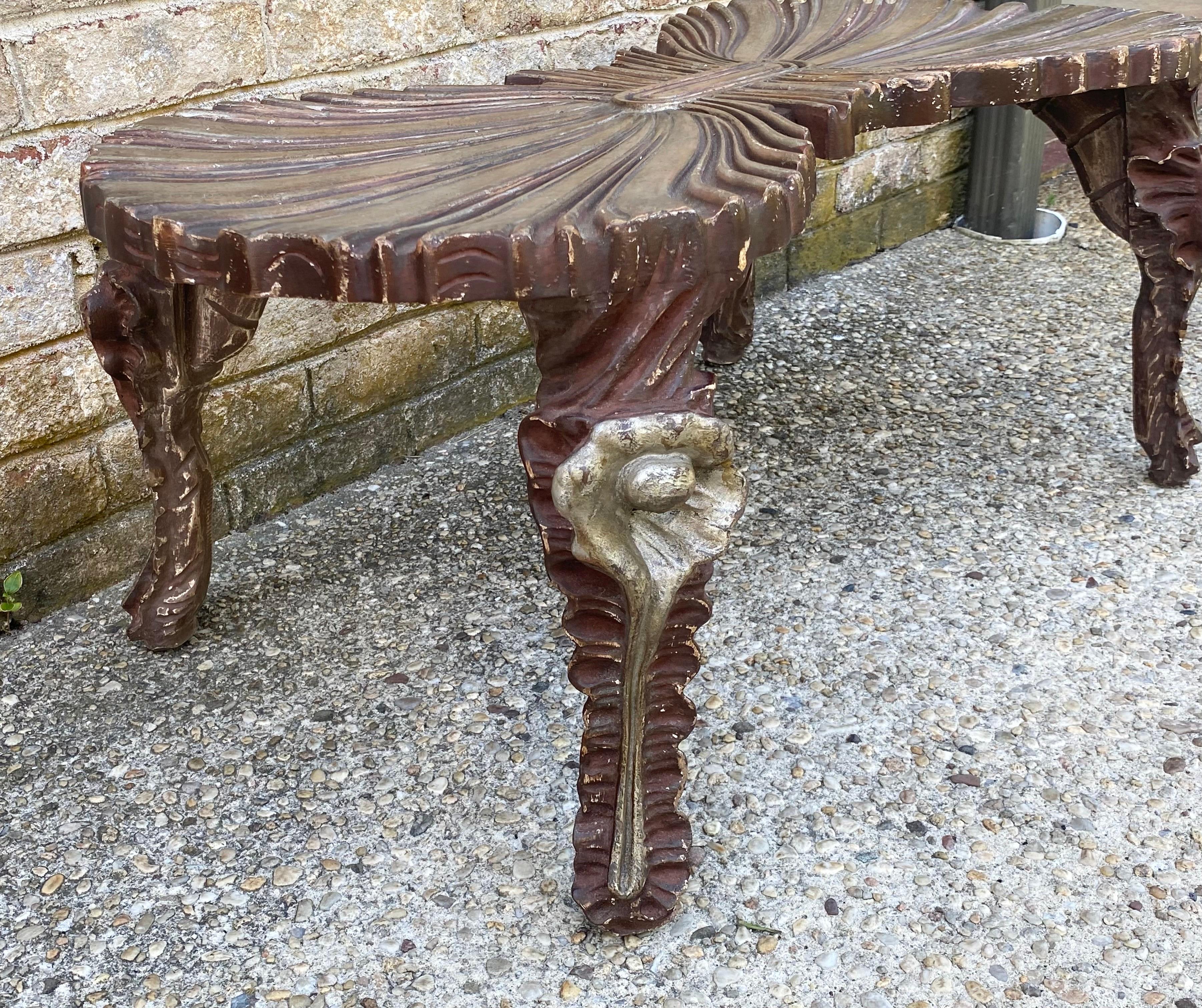 Venetian Grotto Style Bench For Sale 4