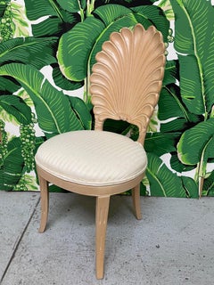 Venetian Grotto Style Shell Back Dining Chairs, Set of 6