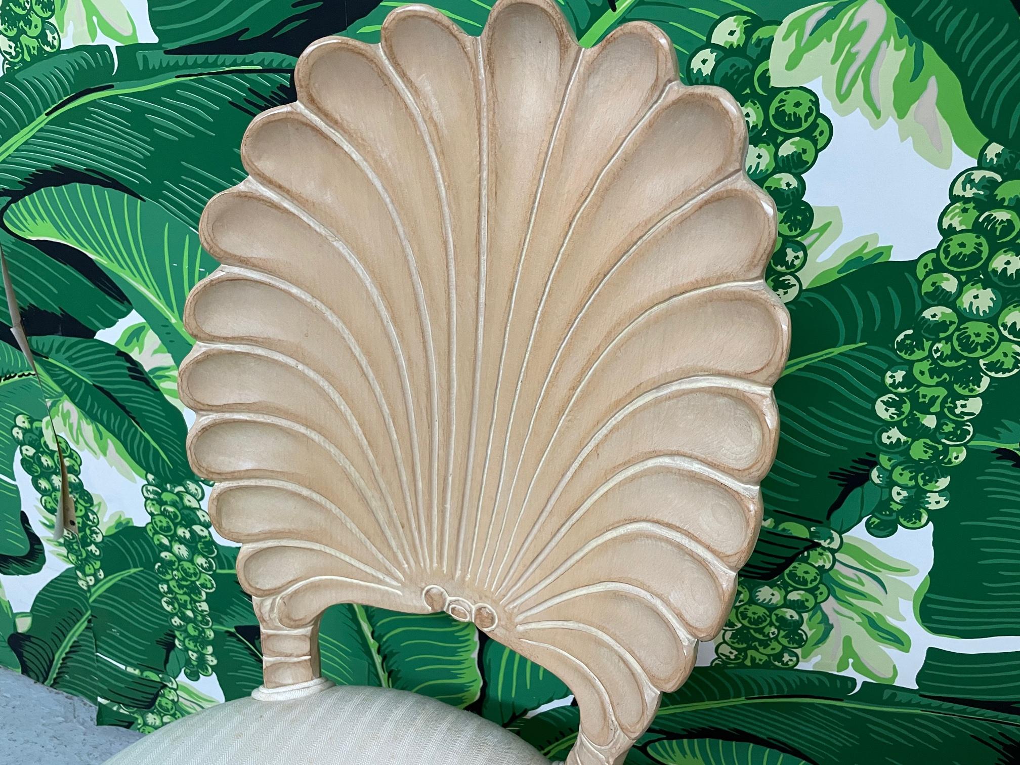 Venetian Grotto Style Shell Back Dining Chairs, Set of 6 1