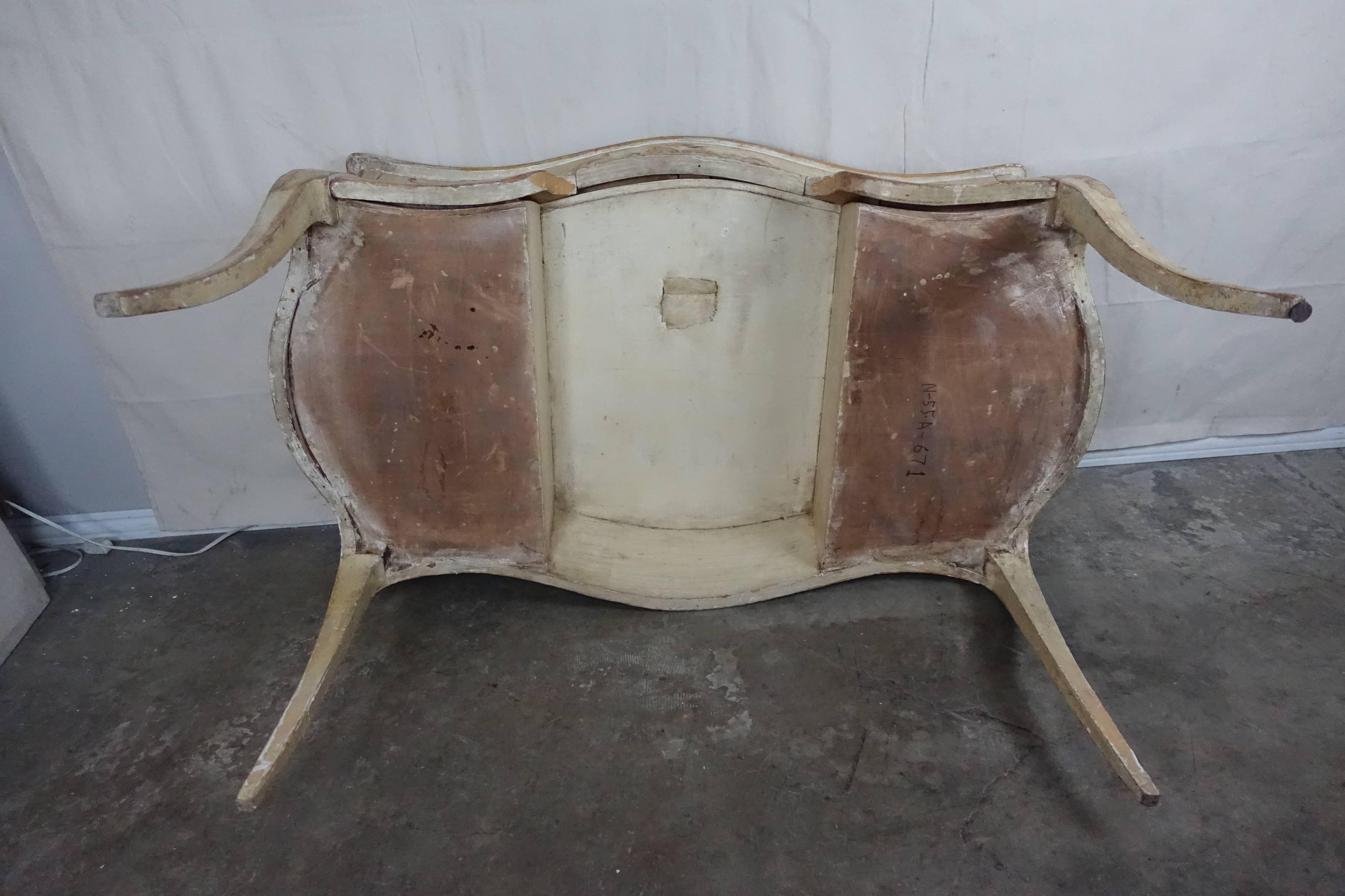 Venetian Hand-Painted Desk, circa 1920s 4