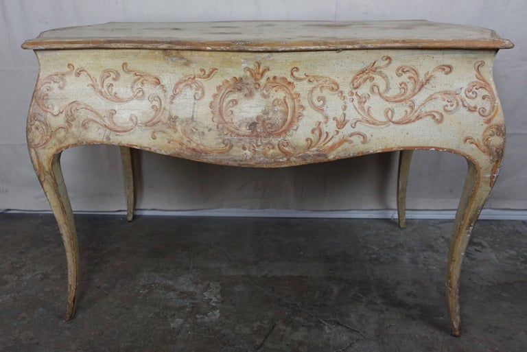 Venetian Hand Painted Desk Circa 1920s