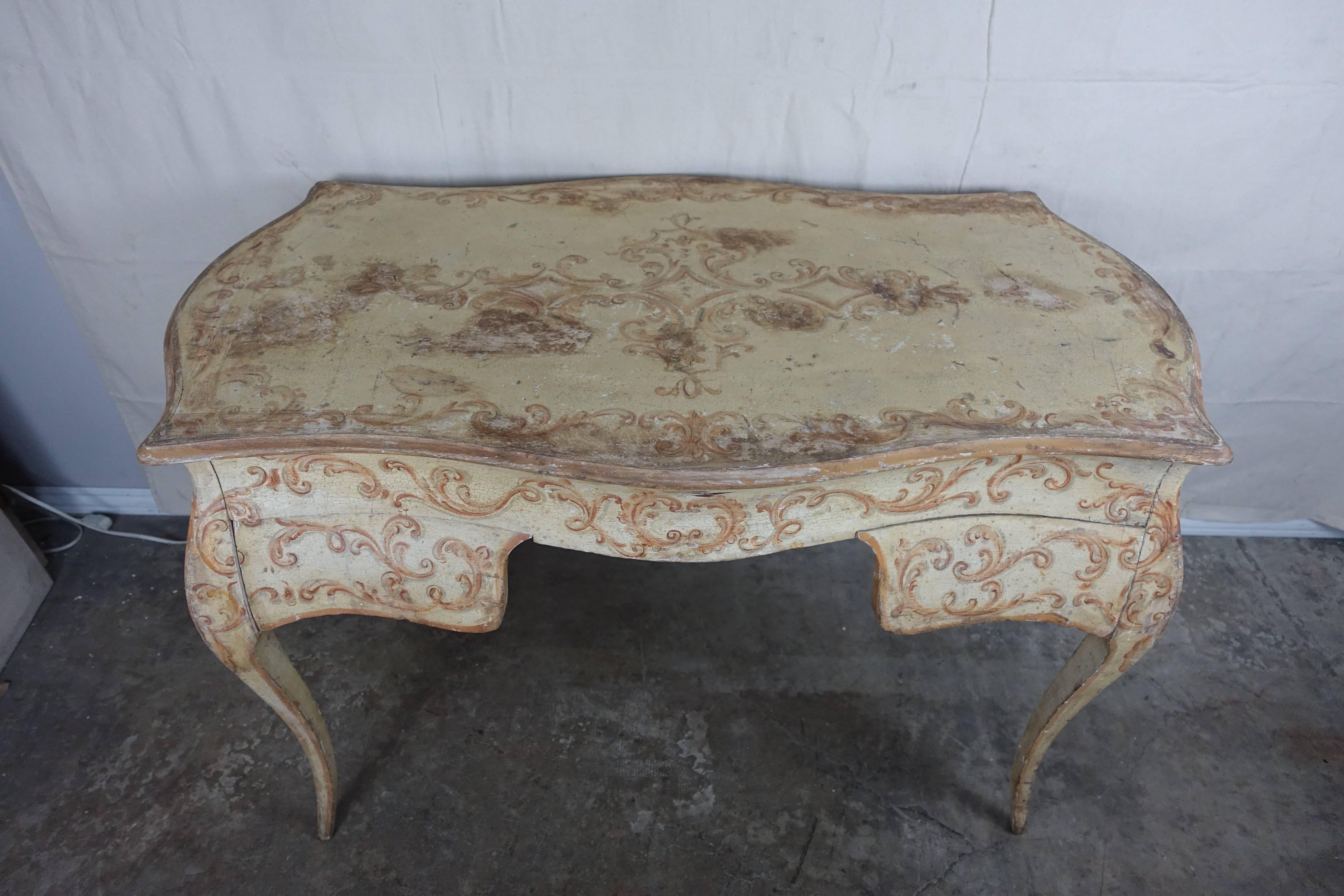 hand painted desks