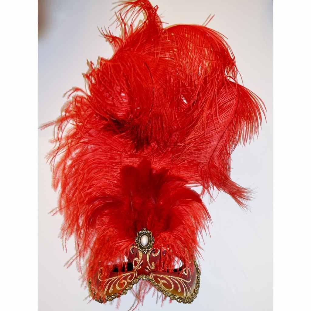 This Folk Art mask is a real Venetian creation, entirely hand-drawn and handcrafted. Italian Artists have realized this piece in full respect of craftsmanship traditions and following original designs developed in Venice for “Commedia dell'Arte”