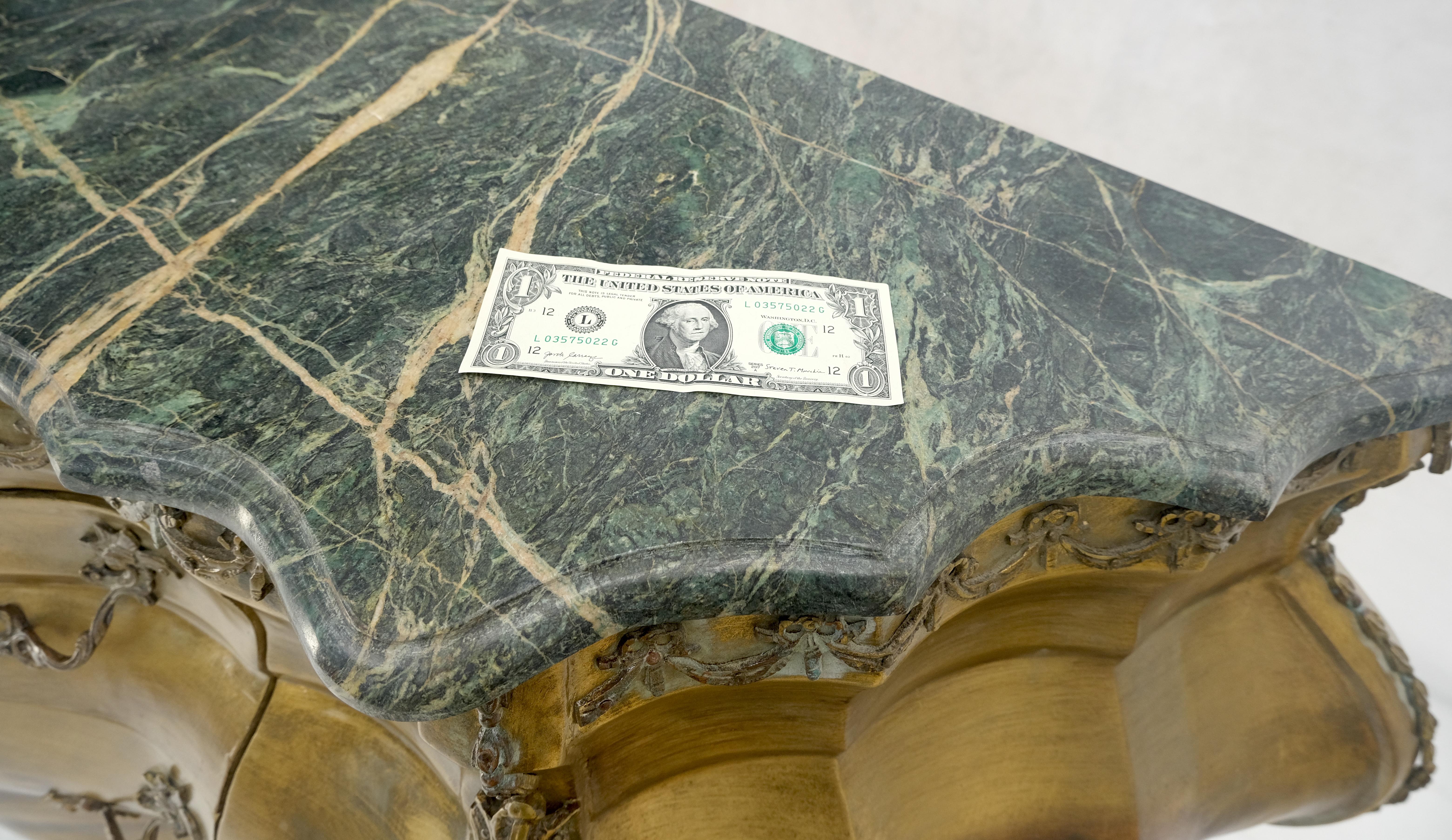 Comò a 3 cassetti con piano in marmo dipinto in stile bombe veneziane MINT! in vendita 12
