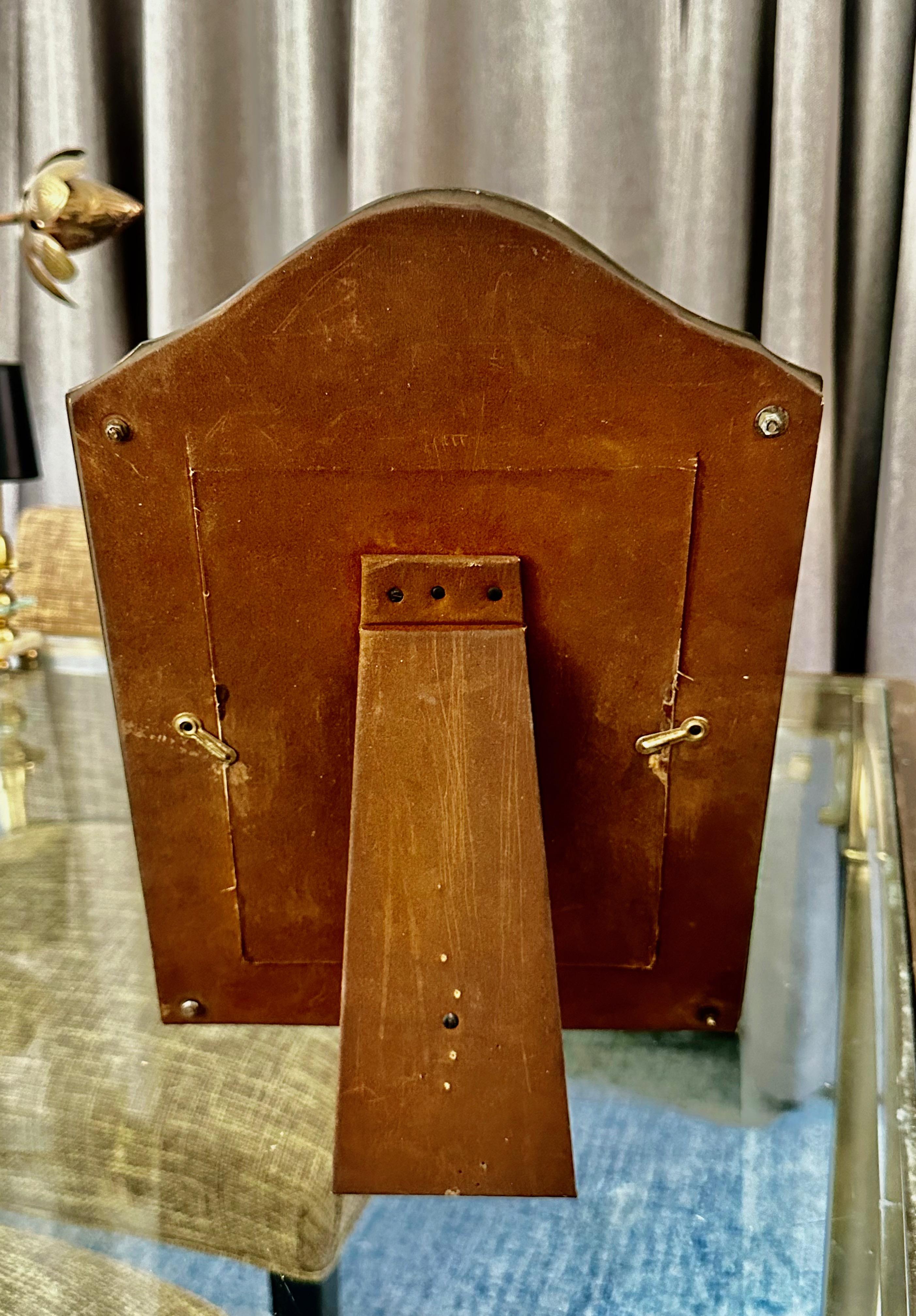 Venetian Italian Etched Mirrored Table Picture Frame For Sale 4