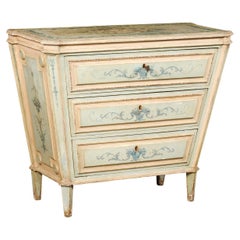 Venetian Italian Hand-Painted Tapering Chest, 1920s