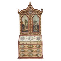 Venetian Lacca Povera Desk Secretary circa 1730