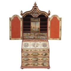 Venetian Lacca Povera Desk Secretary circa 1730