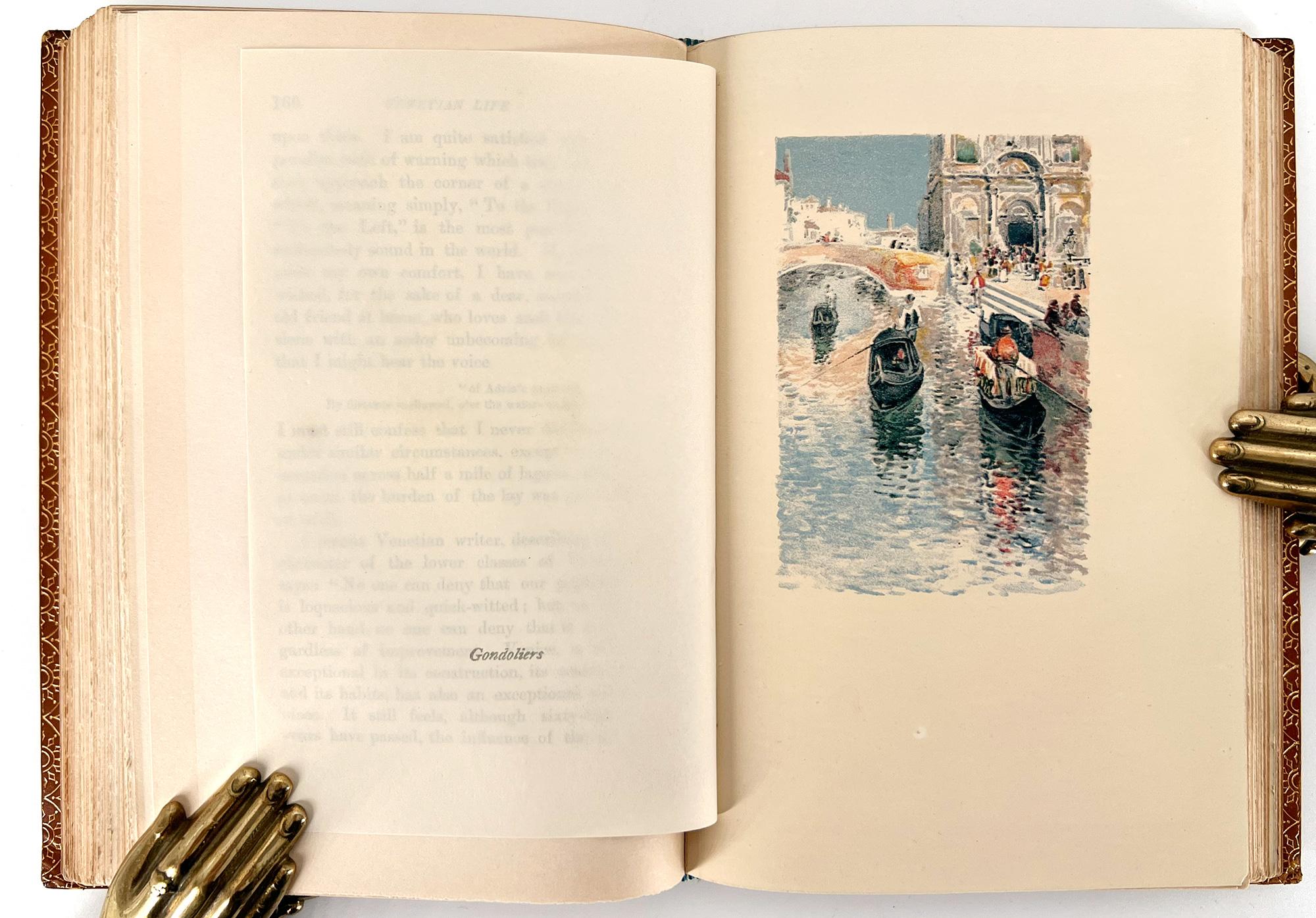 Doré Life vénitienne ; With Illustrations from Original Watercolors by Childe Hassam etc en vente