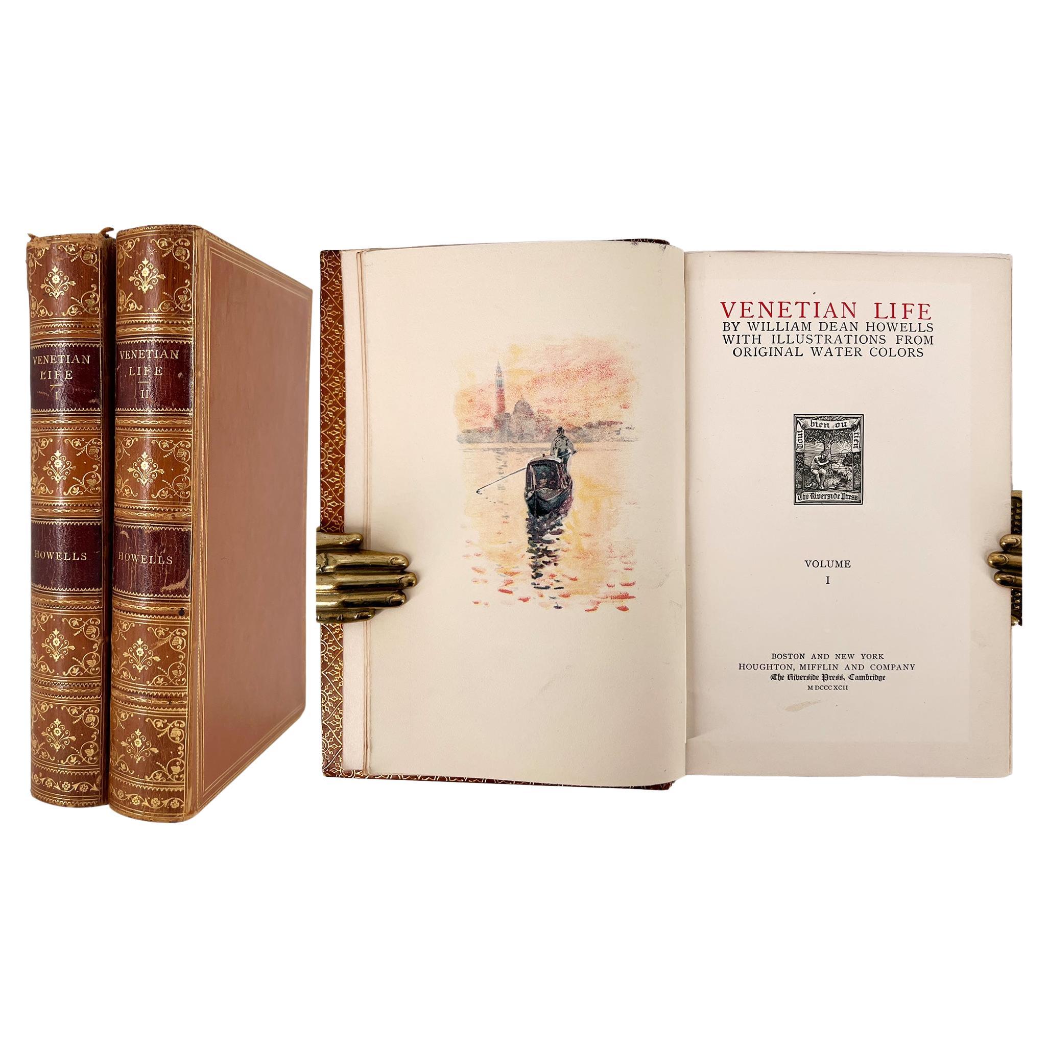 Venetian Life; With Illustrations from Original Watercolors by Childe Hassam etc
