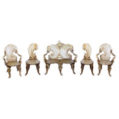 Antique Venetian living room set designed by GROTTO