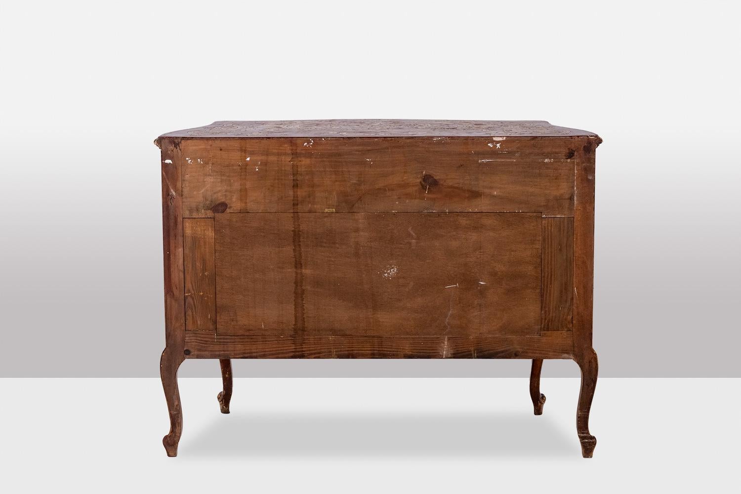 Legno Cassettone veneziano in stile Luigi XV. 1950s. LS5492709H in vendita