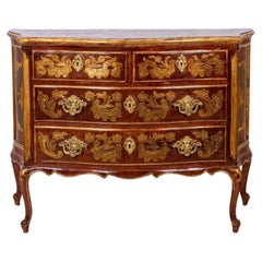 Vintage Venetian Louis XV style chest of drawers. 1950s. LS5492709H
