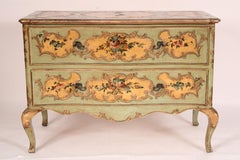 Venetian Louis XV Style Painted Chest of Drawers