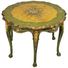 Venetian Louis XV Style Painted Table