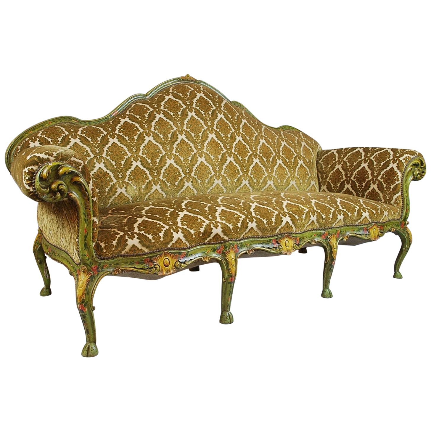 Venetian Louis XV Style Sofa, Circa 1900
