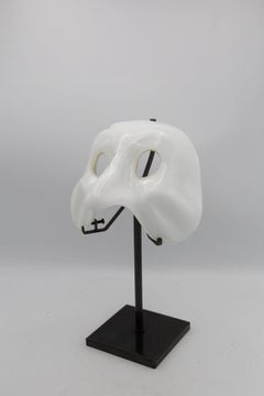 Venetian mask in Murano glass, Venini label