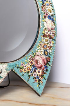 Miroir vénitien en micromosaïque:: Italie:: vers 1890