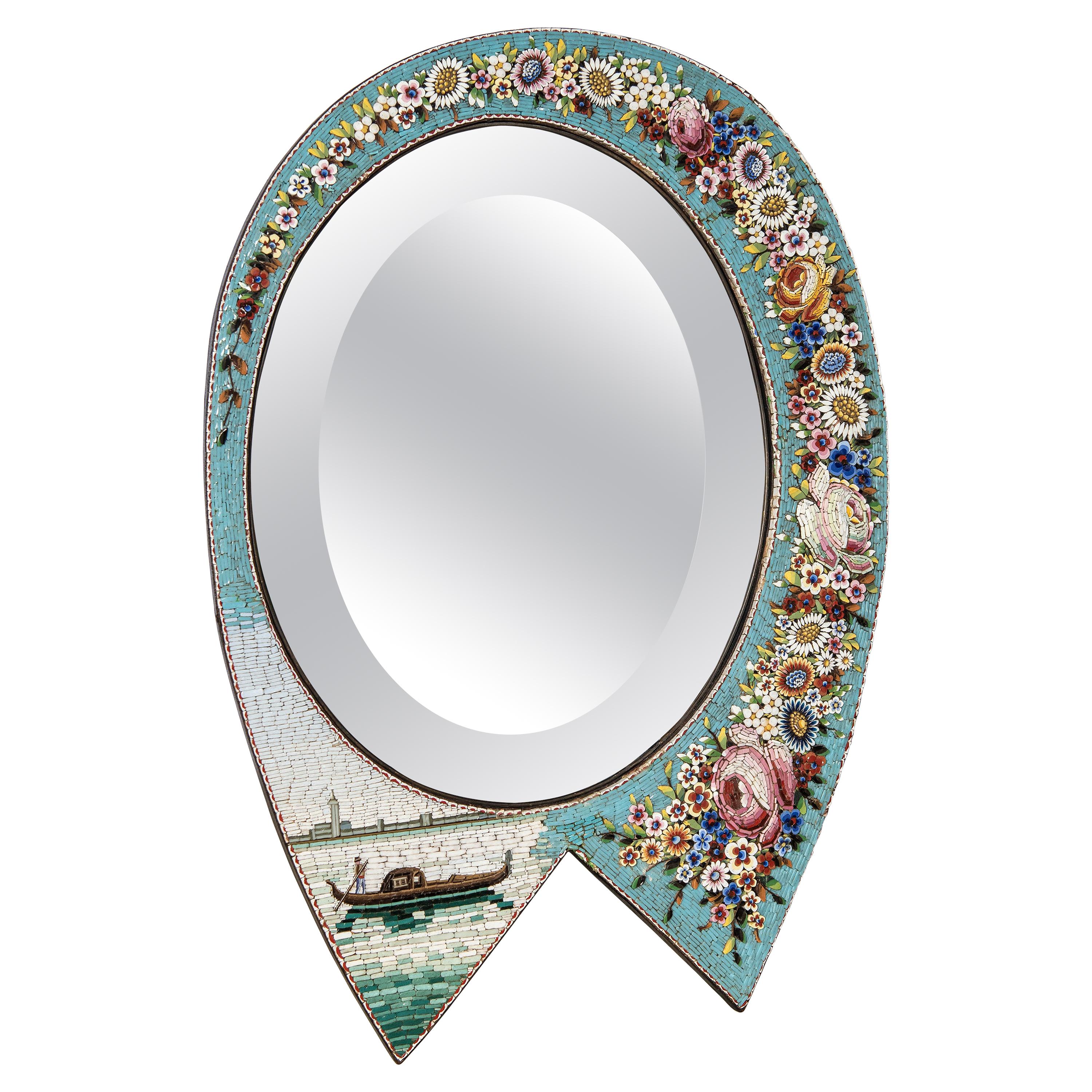 Venetian Micromosaic Mirror, Italy, circa 1890