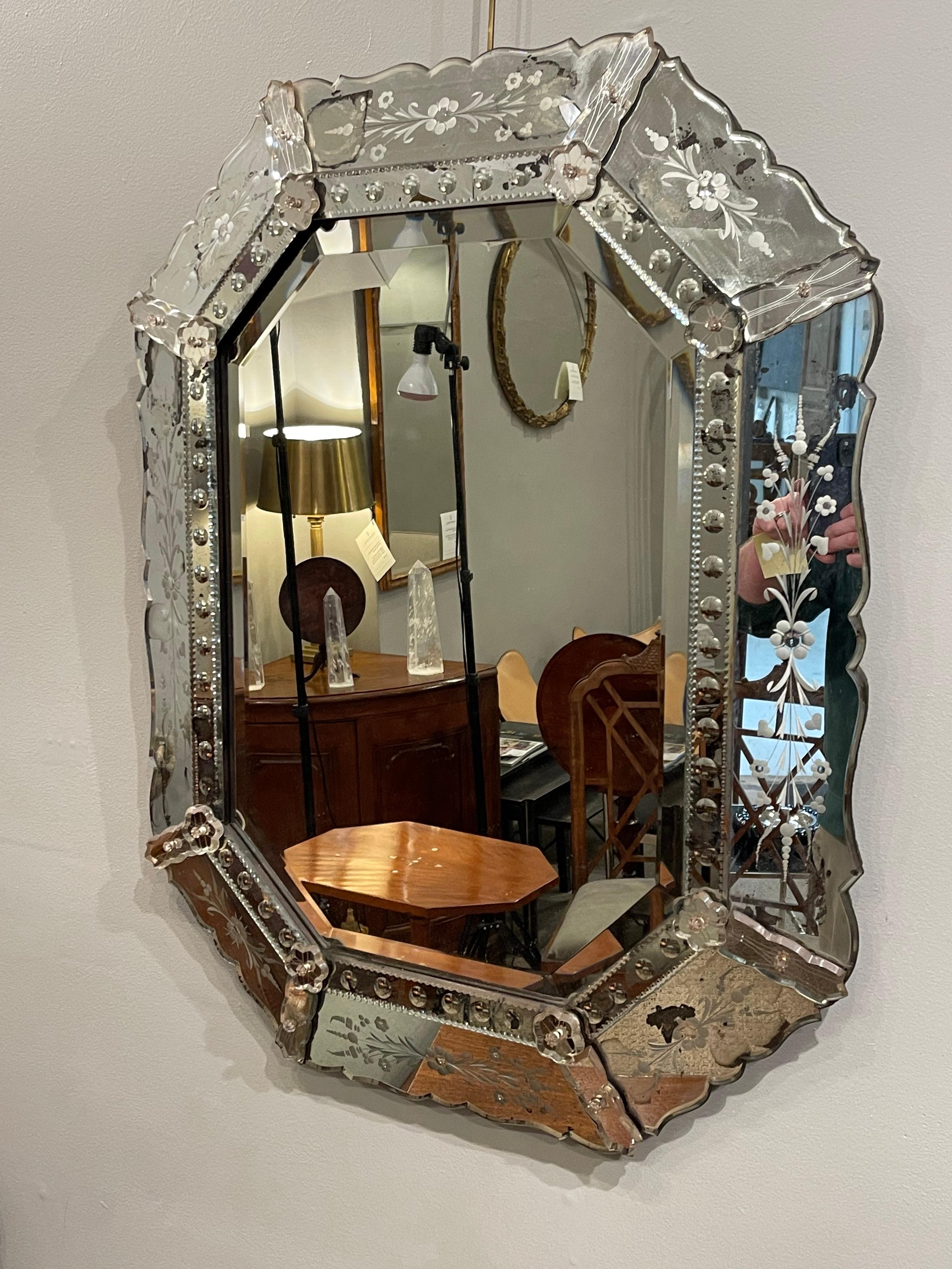 20th Century Venetian Mirror