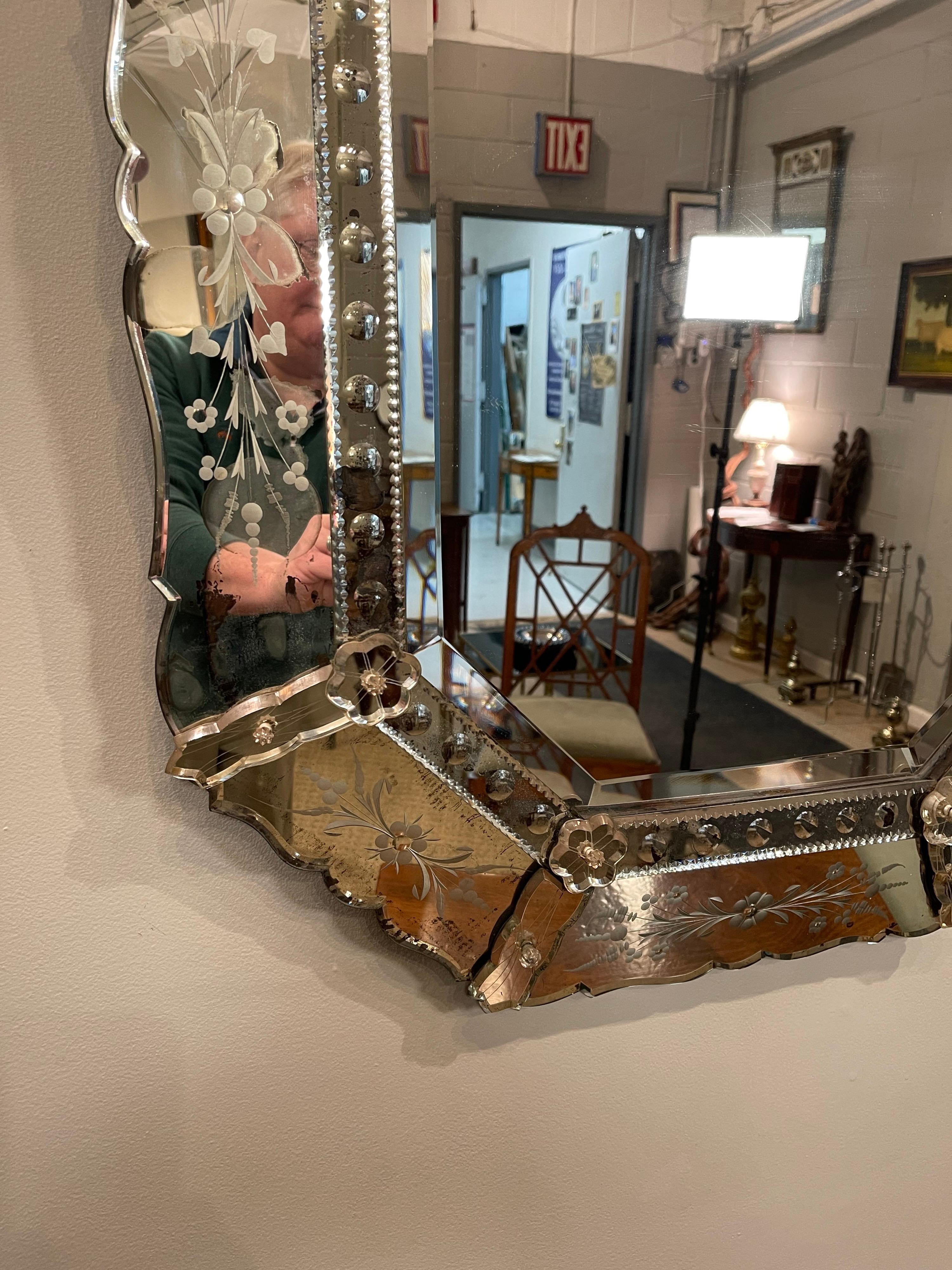 Venezianischer Spiegel (Französisch) im Angebot