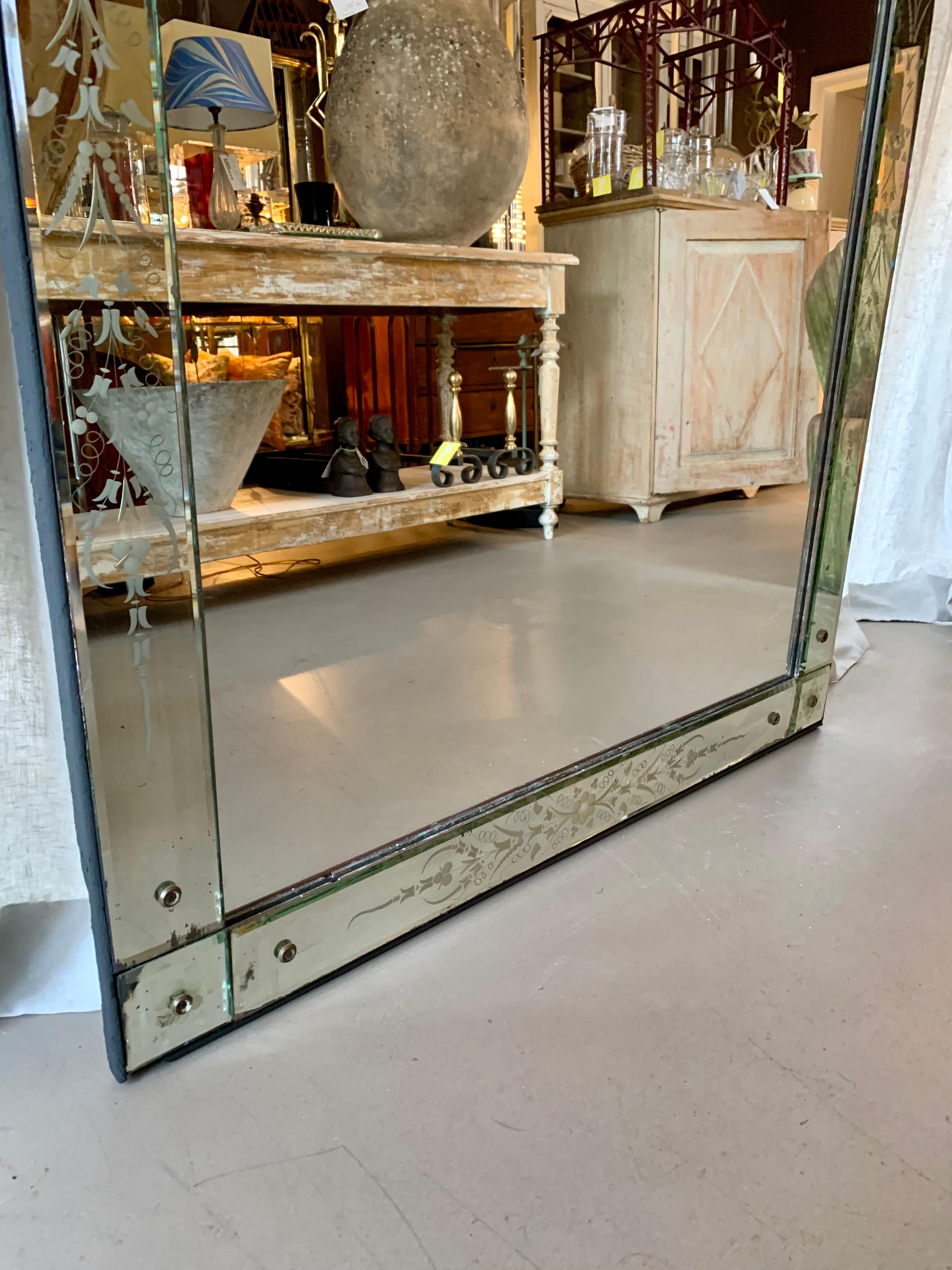 Venezianischer Spiegel im Zustand „Gut“ im Angebot in Hellerup, DK