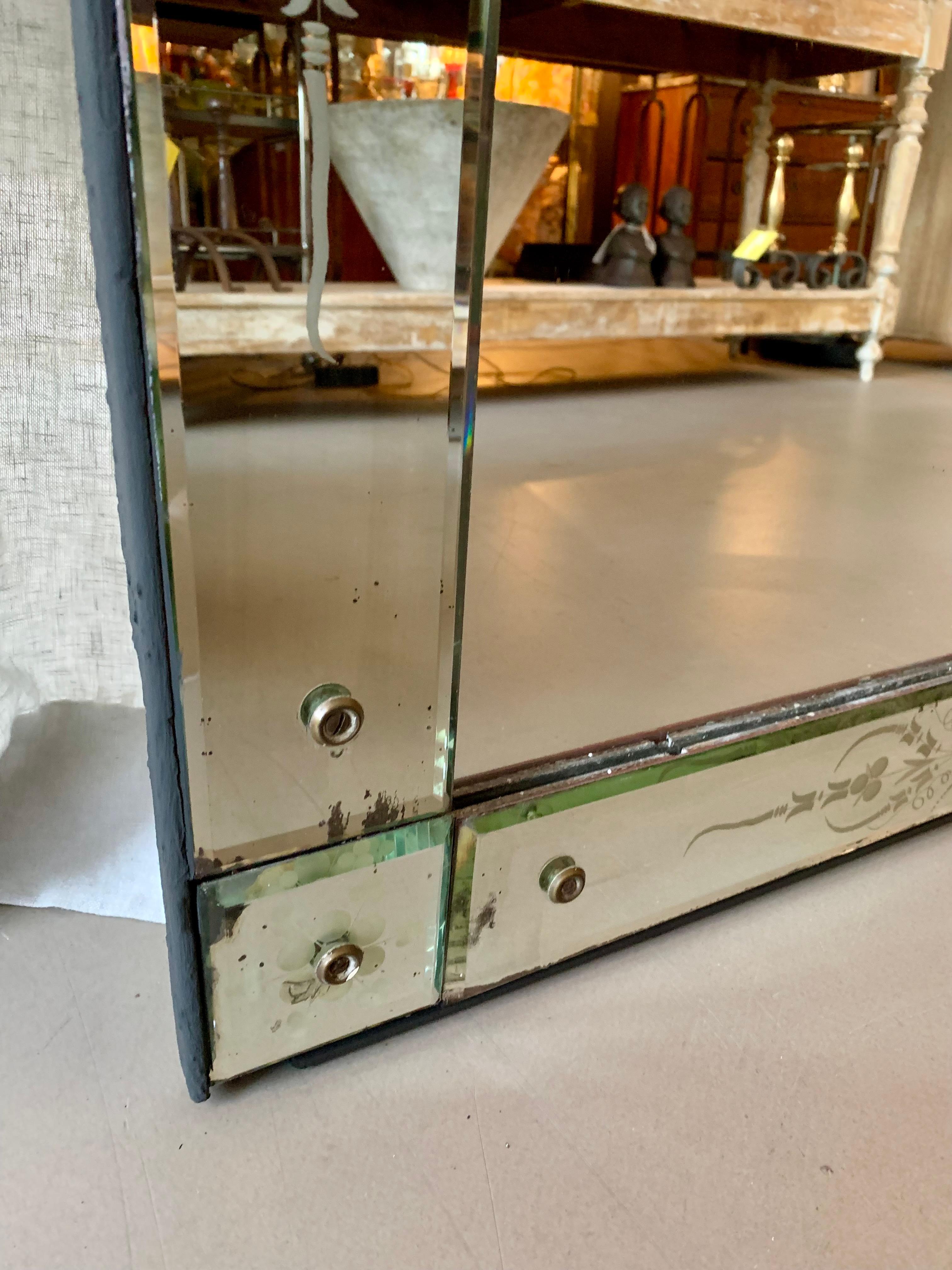 Early 20th Century Venetian Mirror For Sale
