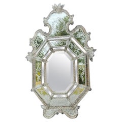 Venetian mirror in Murano glass, circa 1930