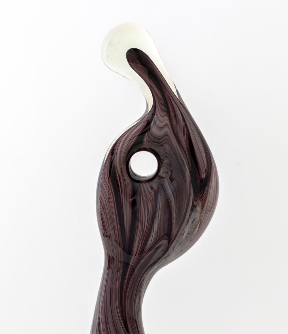 Venezianisches Murano Kunstglas Abstrakte Skulptur (Italienisch) im Angebot