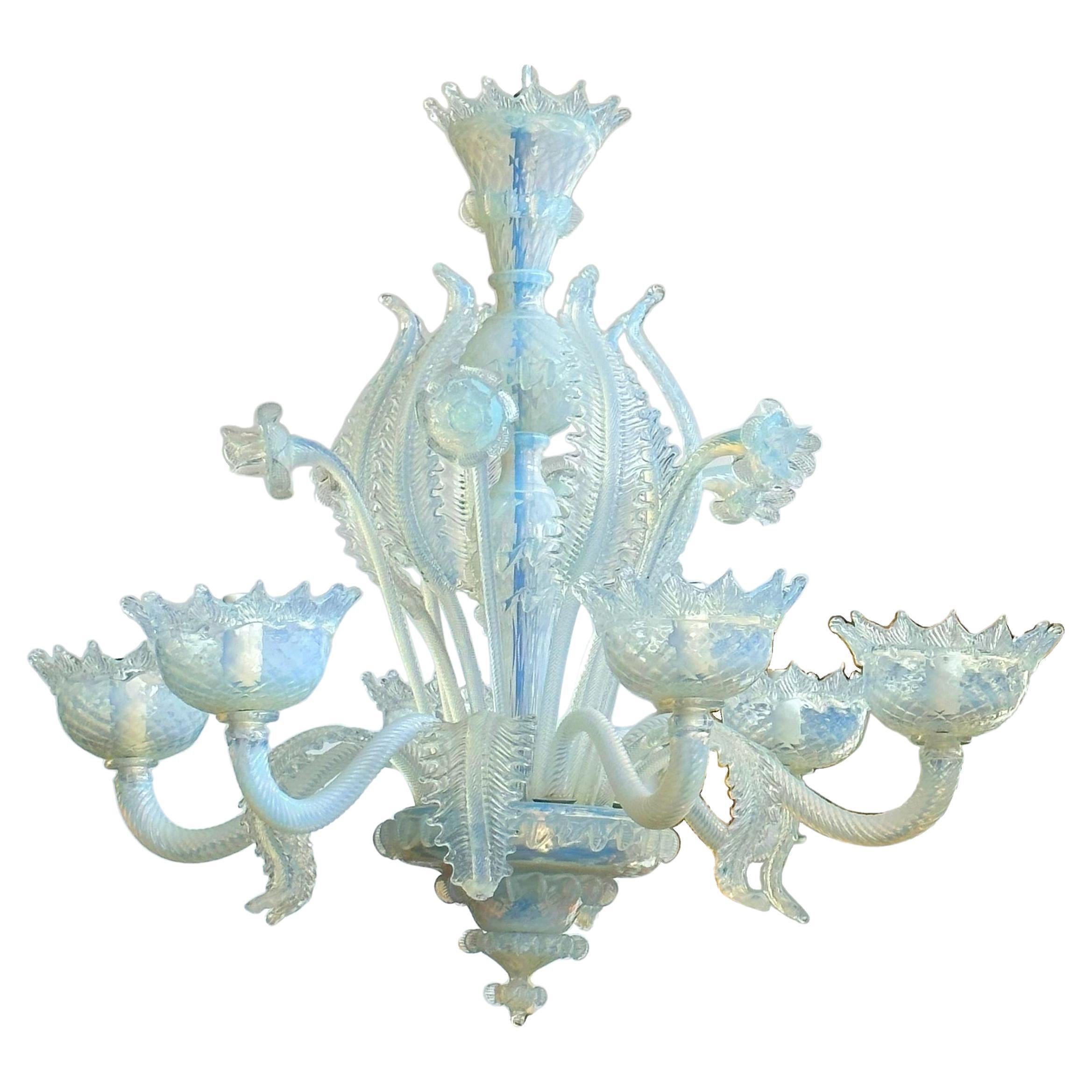 Venetian Murano Chandelier - Circa 1930 For Sale