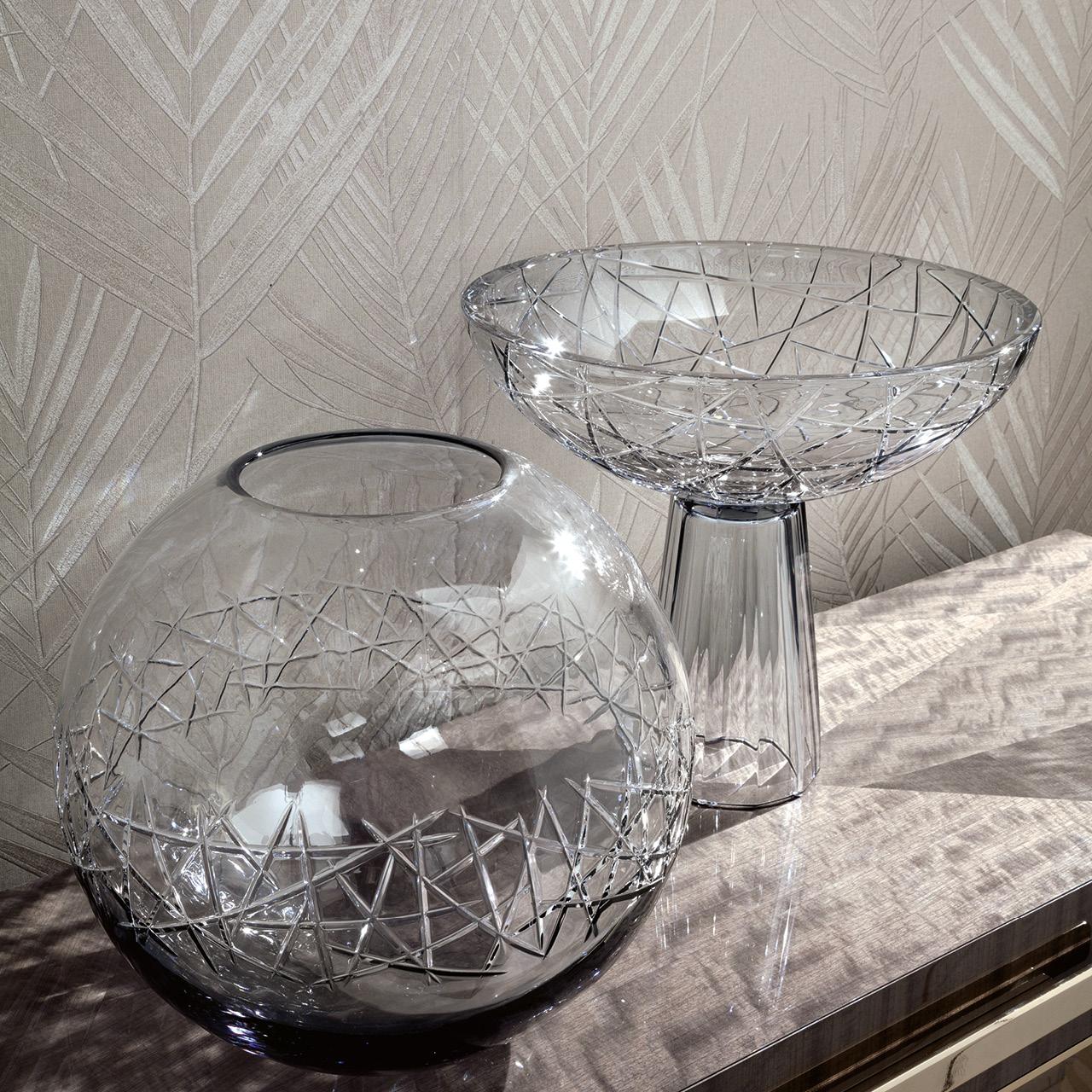 Italiano Vaso centrale Elettra di Murano in vendita