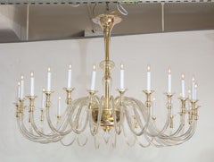 Venetian Murano Glass 24-Arm Chandelier