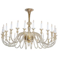 Venetian Murano Glass 24-Arm Chandelier