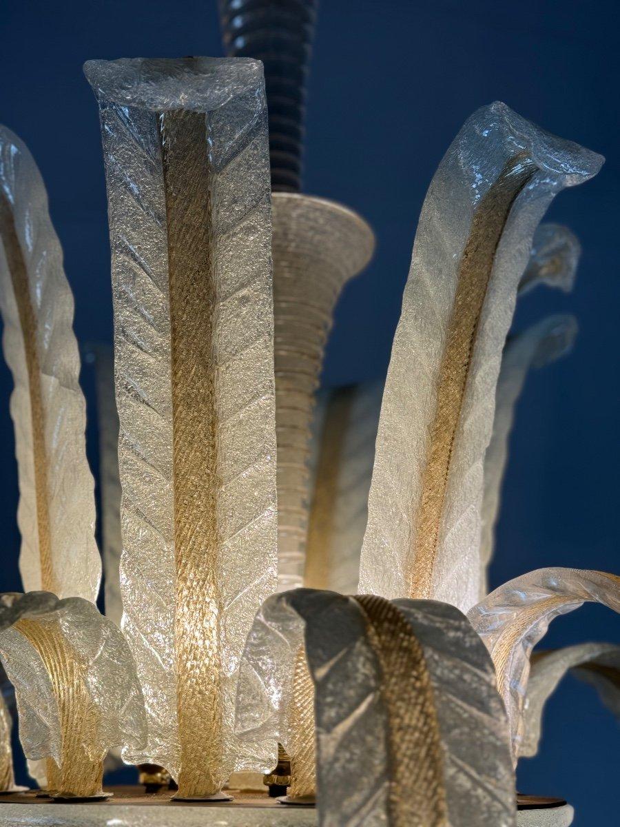 Lampadario in vetro di Murano di Barovier Circa 1940 in vendita 2