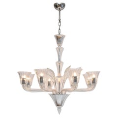 Venetian Murano glass chandelier by Barovier 
Toso