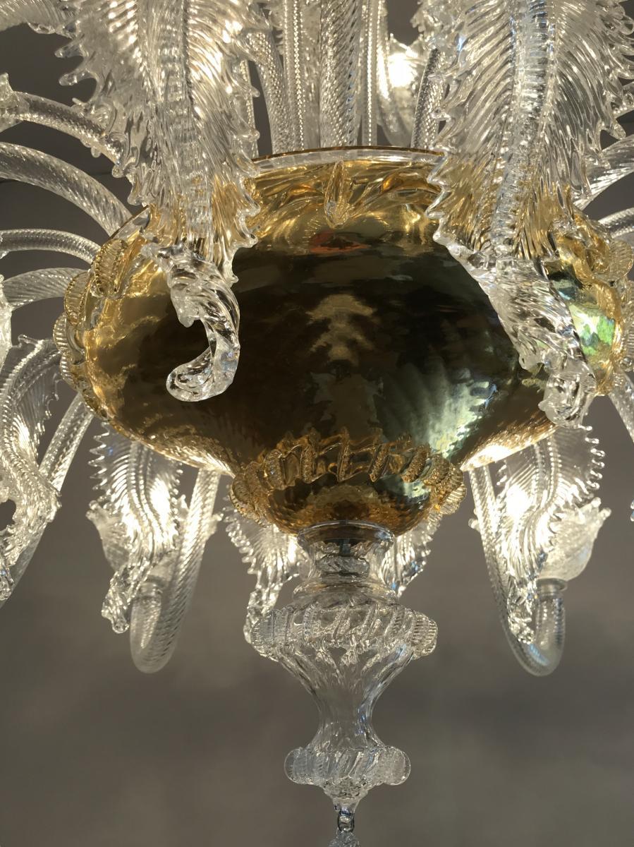 venetian glass chandelier