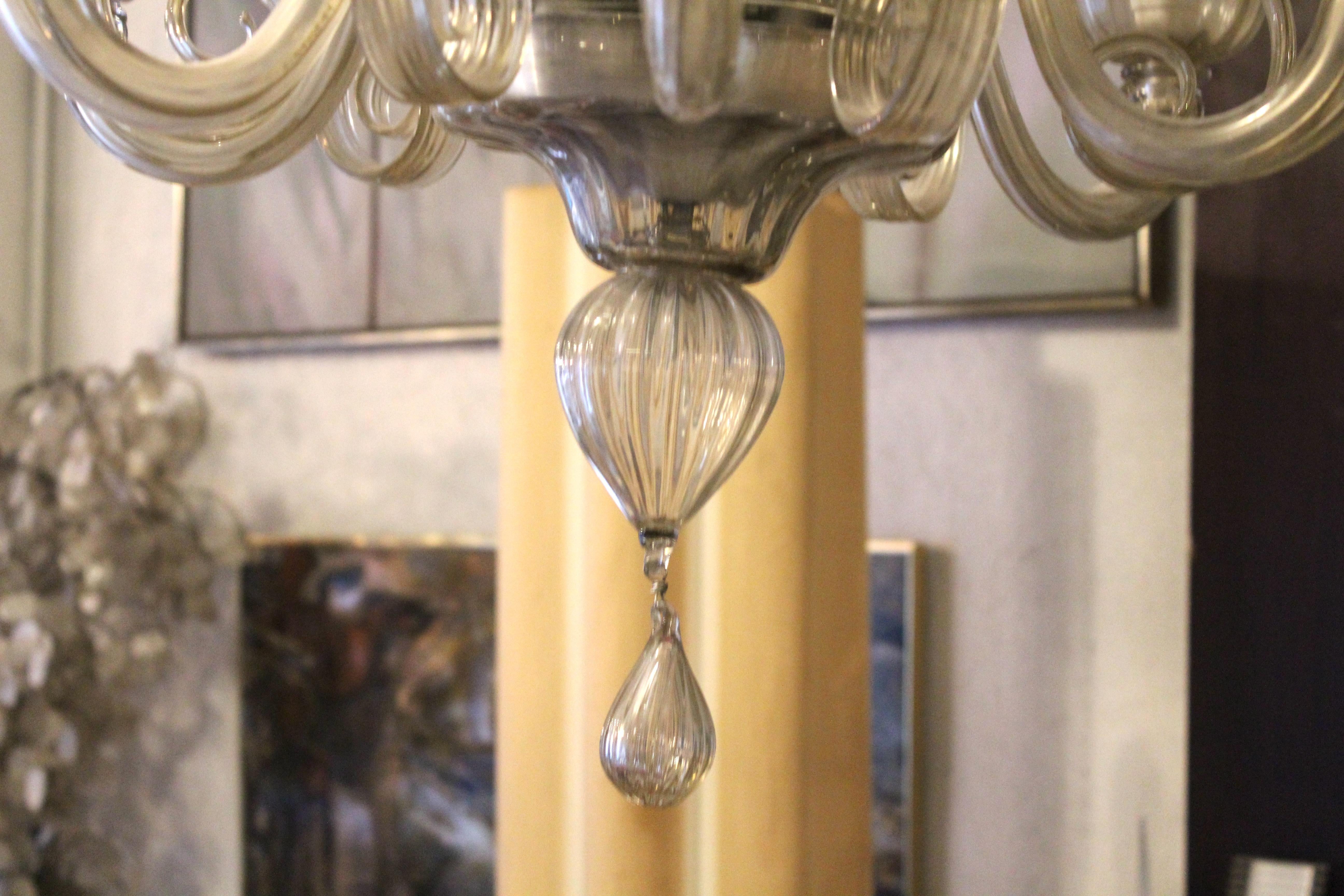 Lampadario veneziano in vetro di Murano in vendita 1