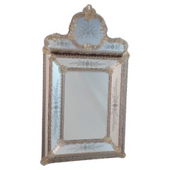 Venetian Murano Glass Mirror   by Fratelli Tosi Murano