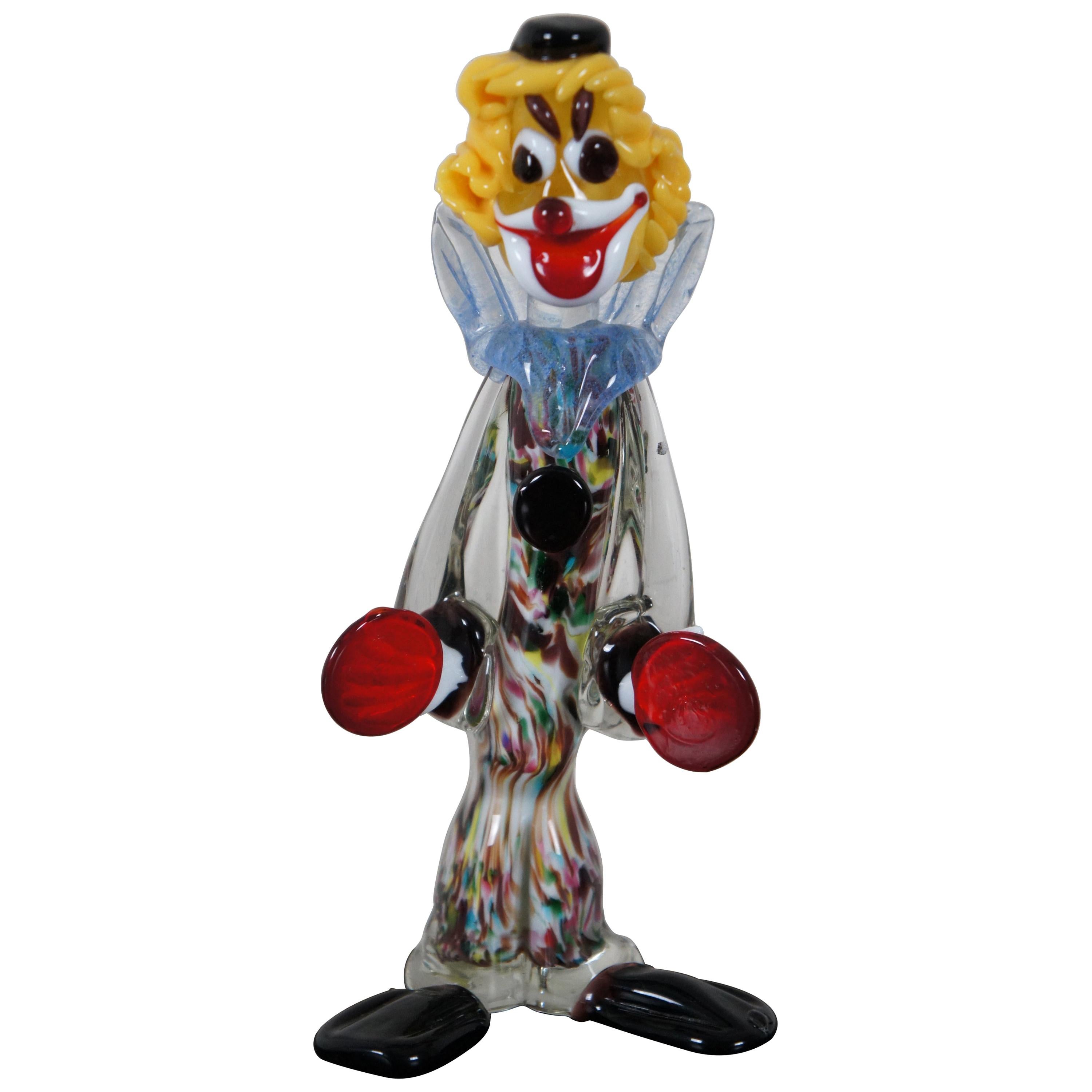 Murano Glass Clown attributed to Barovier at 1stDibs